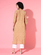 Golden Mustard Modal Kurta