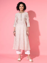 Ivory Charm Modal Kurta