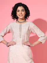 Ivory Charm Modal Kurta