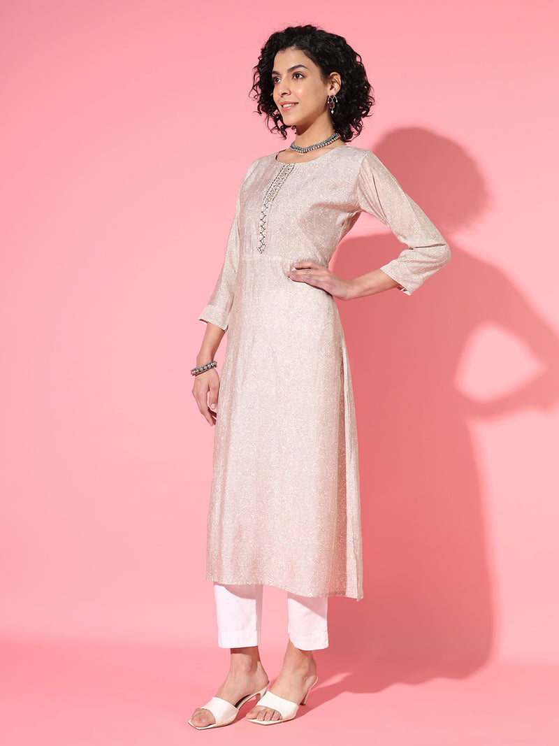 Cream Dream Modal Kurta