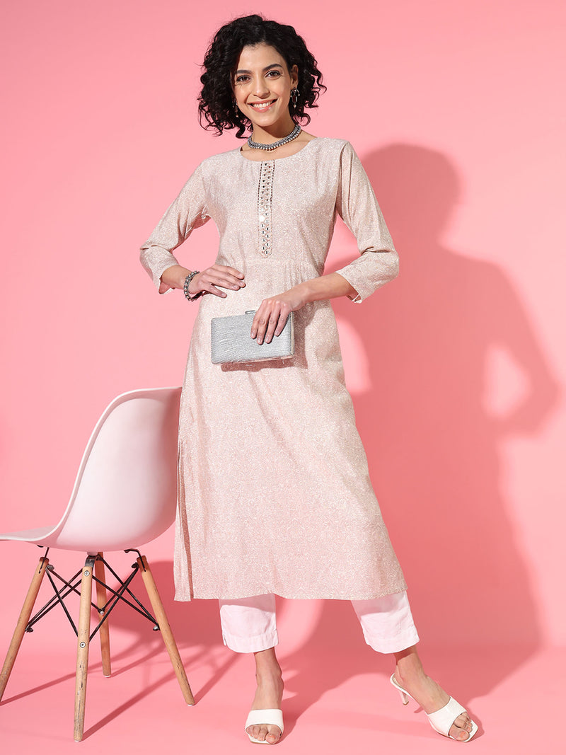 Cream Dream Modal Kurta