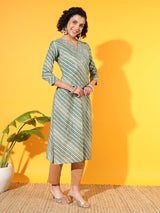 Mint Elegance Modal Kurta