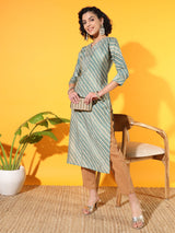 Mint Elegance Modal Kurta