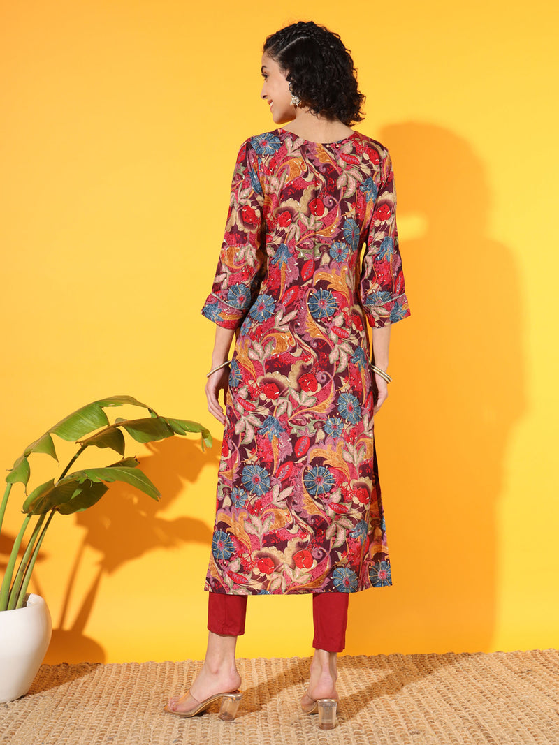 Blooming Flower Modal Kurta