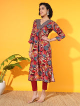 Blooming Flower Modal Kurta