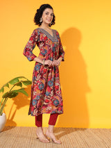 Blooming Flower Modal Kurta