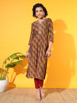 Mustard Hues Modal Kurta