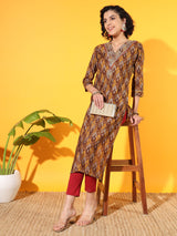 Mustard Hues Modal Kurta