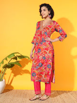 Floral Fantasy Modal Kurta