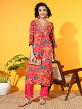 Floral Fantasy Modal Kurta