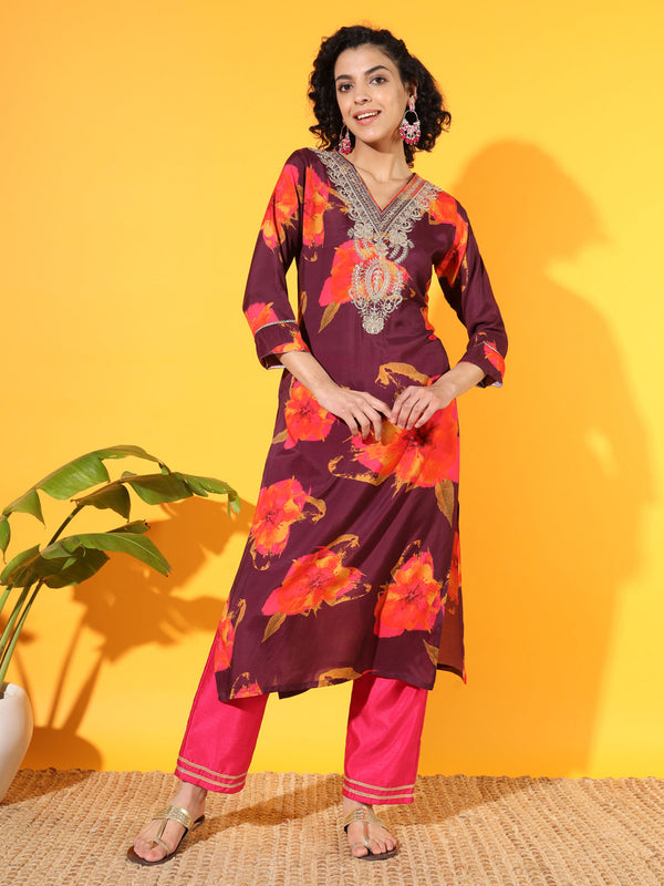 Floral Modal Kurta