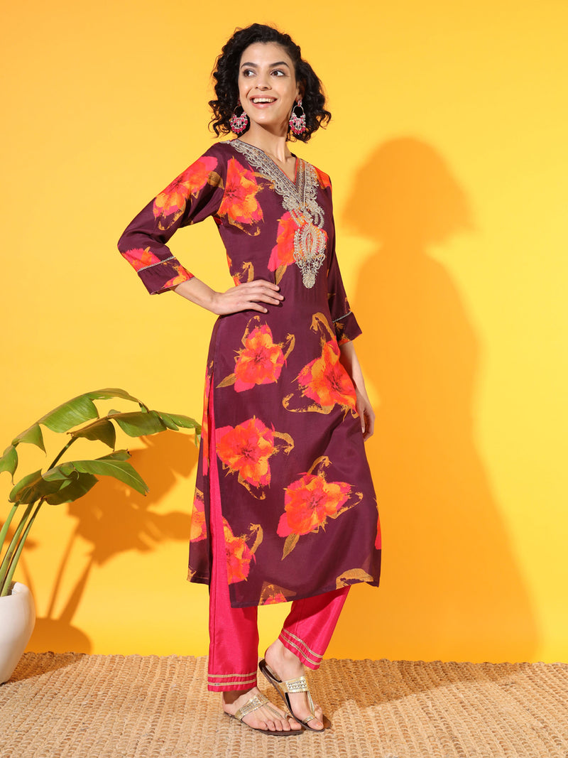 Floral Modal Kurta