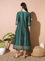 Fern Green Muslin Kurta