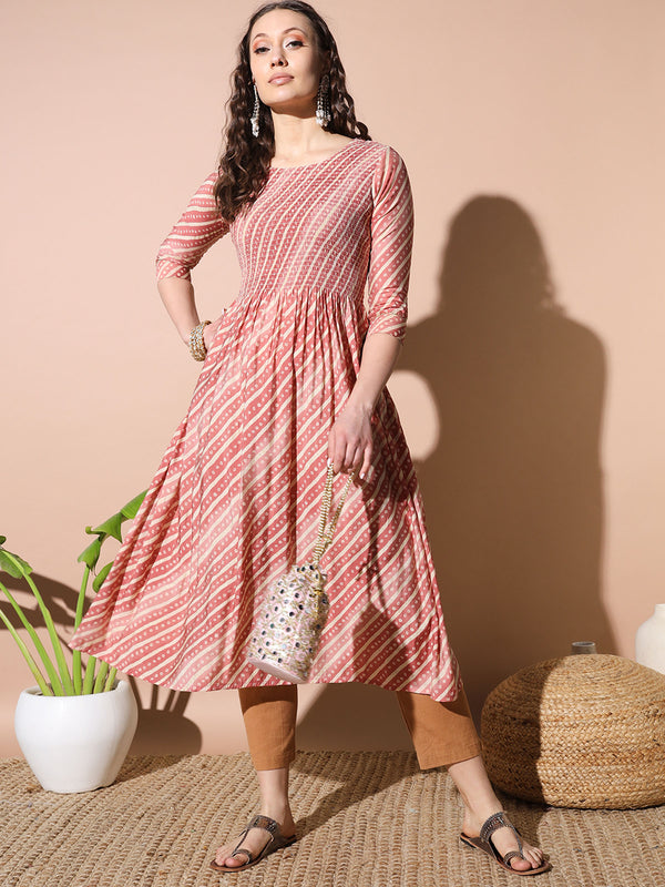 Stunning Pink Modal Kurta