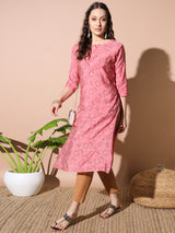 Blush Pink Modal Kurta