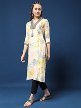 Sunshine Yellow Modal Kurta