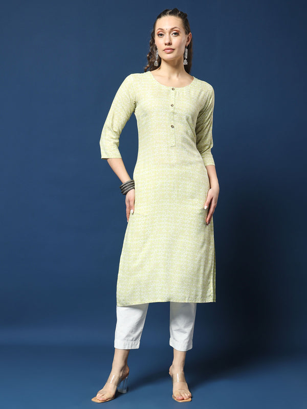 Pista Rayon Kurta