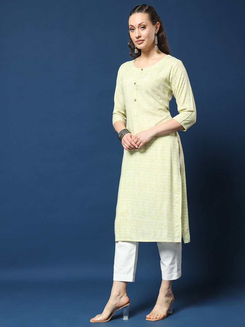 Pista Rayon Kurta