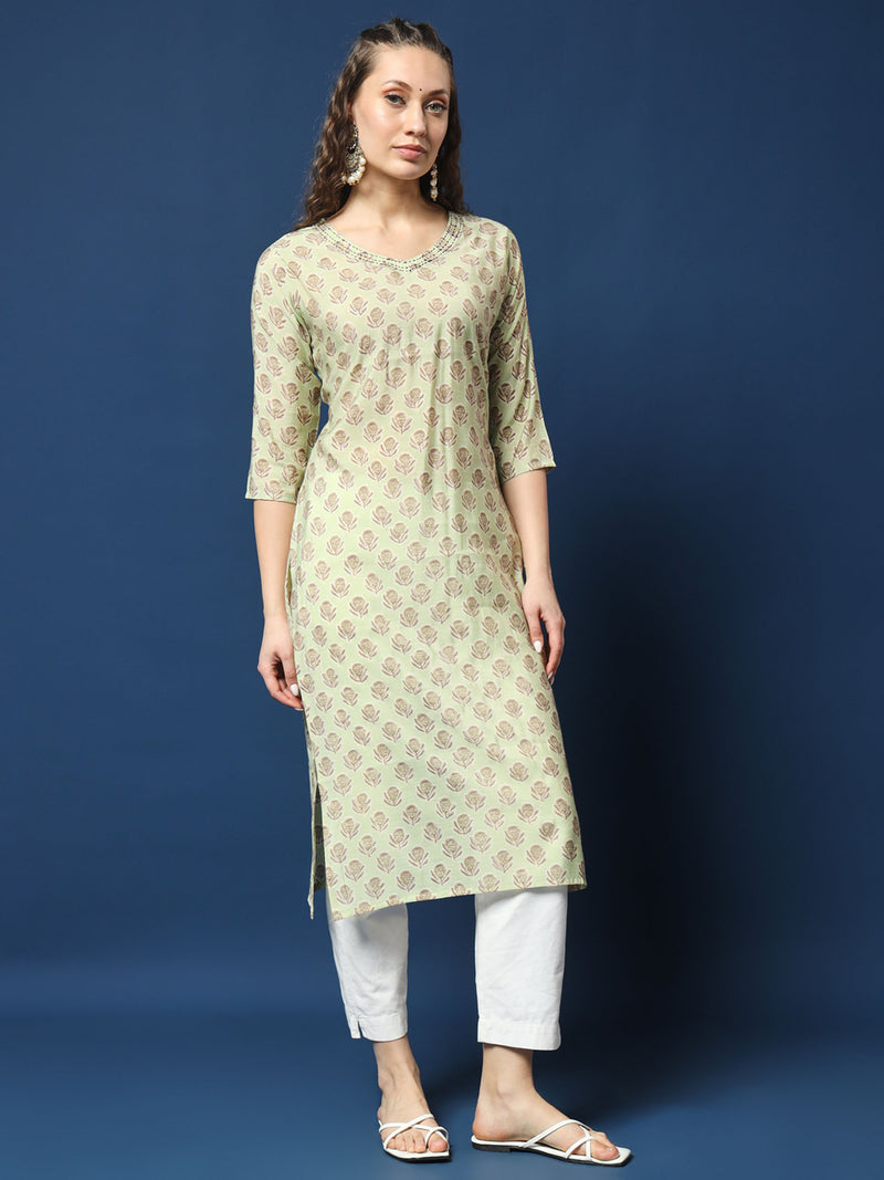 Light Green Modal Kurta