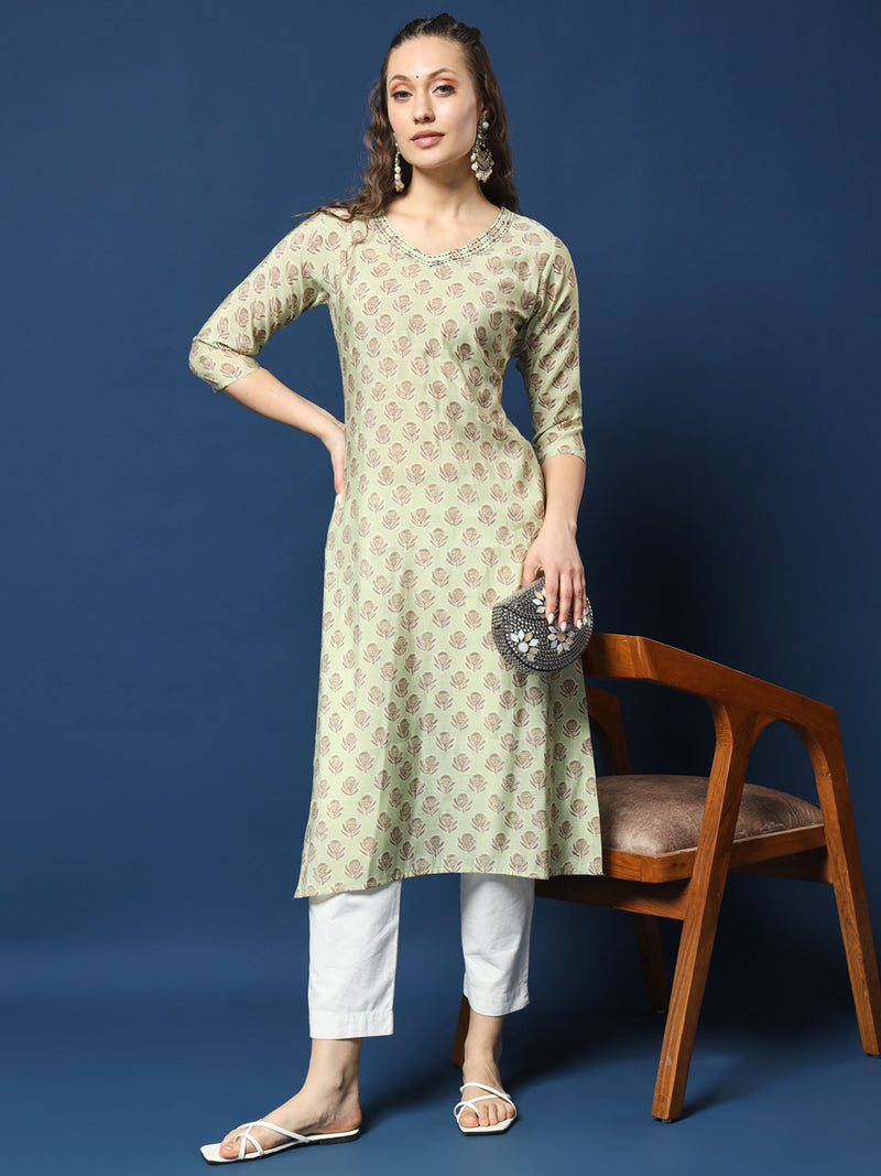 Light Green Modal Kurta