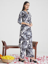 Miidnight Bloom Kurta set