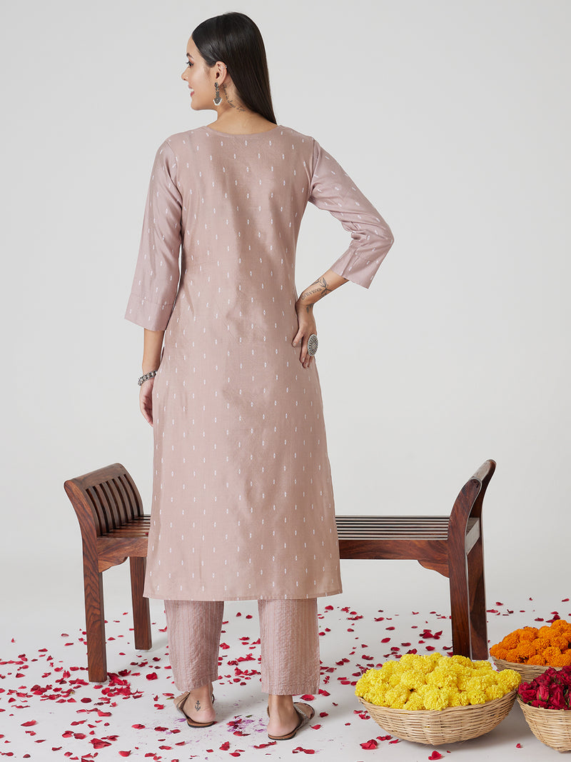 Dusky Petal Cotton Kurta set