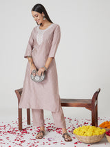 Dusky Petal Cotton Kurta set