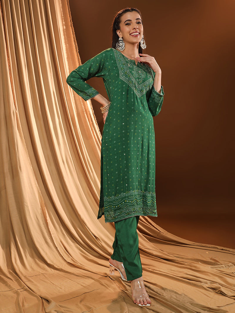 Forest Concord Green Kurta Set