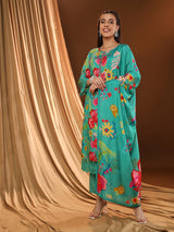 Floral Green Beauty Kurta Set