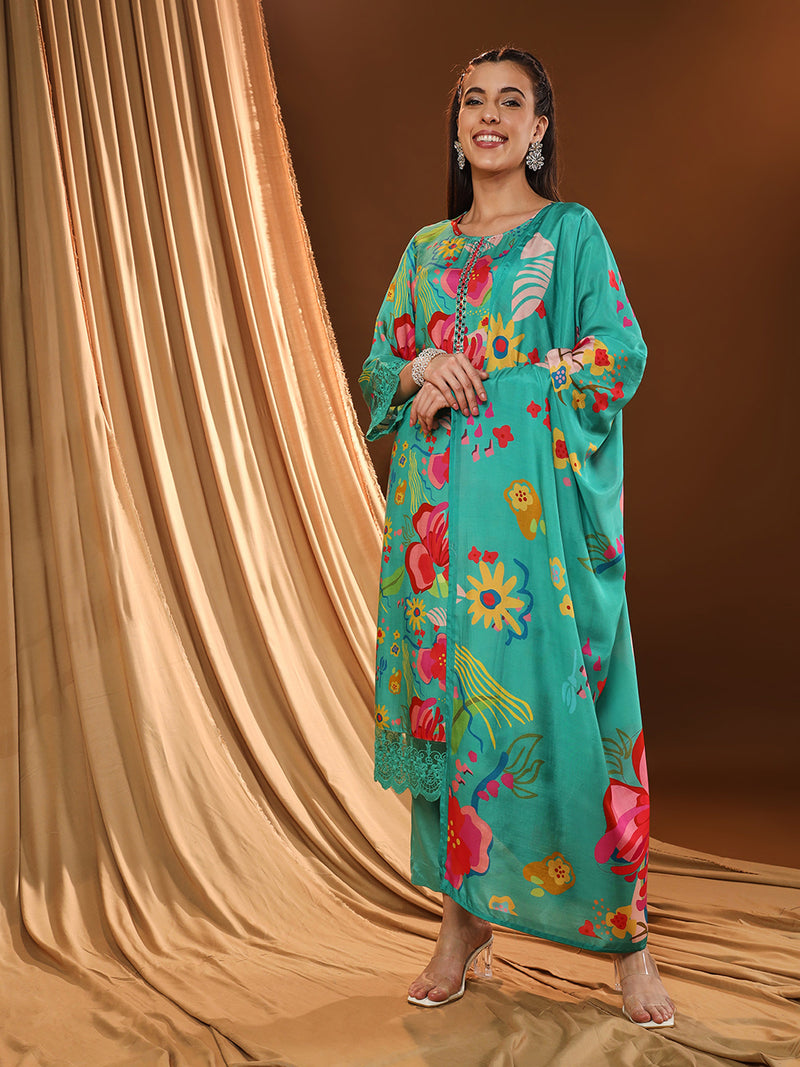 Floral Green Beauty Kurta Set