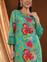 Floral Green Beauty Kurta Set