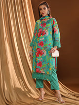 Floral Green Beauty Kurta Set