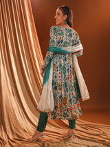 Colorful Elegance Angrakha Kurta Set