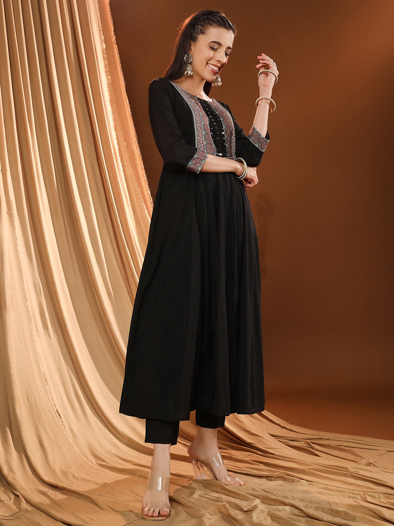 Classic Black Kurta Set