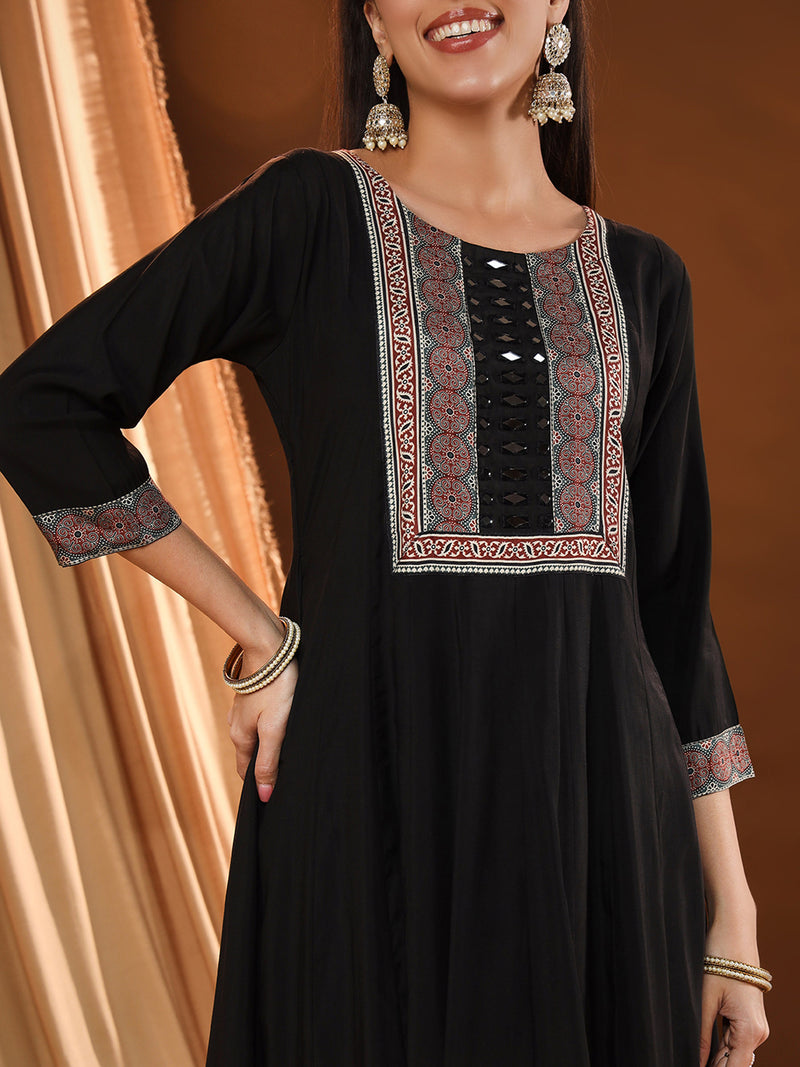 Classic Black Kurta Set