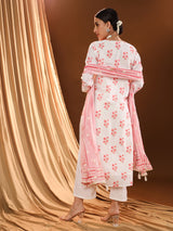 Rainbow Whisper White Kurta Set