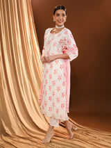 Rainbow Whisper White Kurta Set