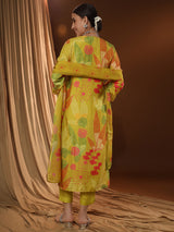 Sunshine Floral Yellow Kurta Set