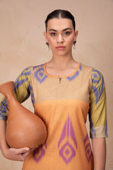 Colour Fusion Linen Kurti