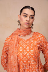 Pumpkin Tango Kurta Set